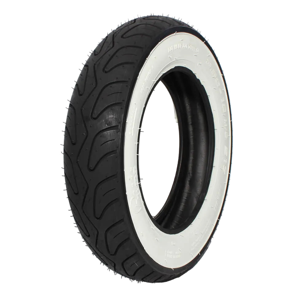 Prima 3.50-10 Whitewall Tire - Tubeless / Tube-Type