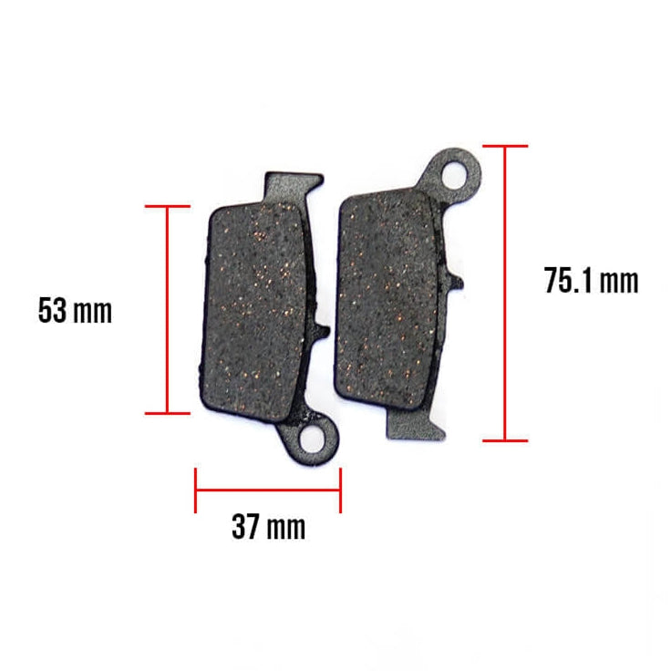 Brake Pads (75.1 x 37 x 9.5); Kymco - view 3