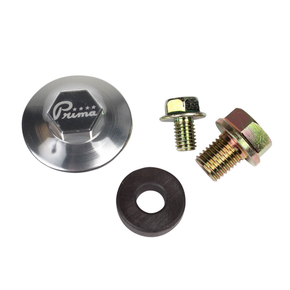 Prima Magnetic Oil Drain Plug Kit; Genuine, GY6, 139QMB