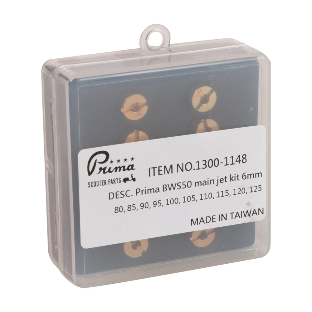 Prima Dellorto Main Jet Kit (6mm, 10 pcs); Zuma 50 2T - view 3