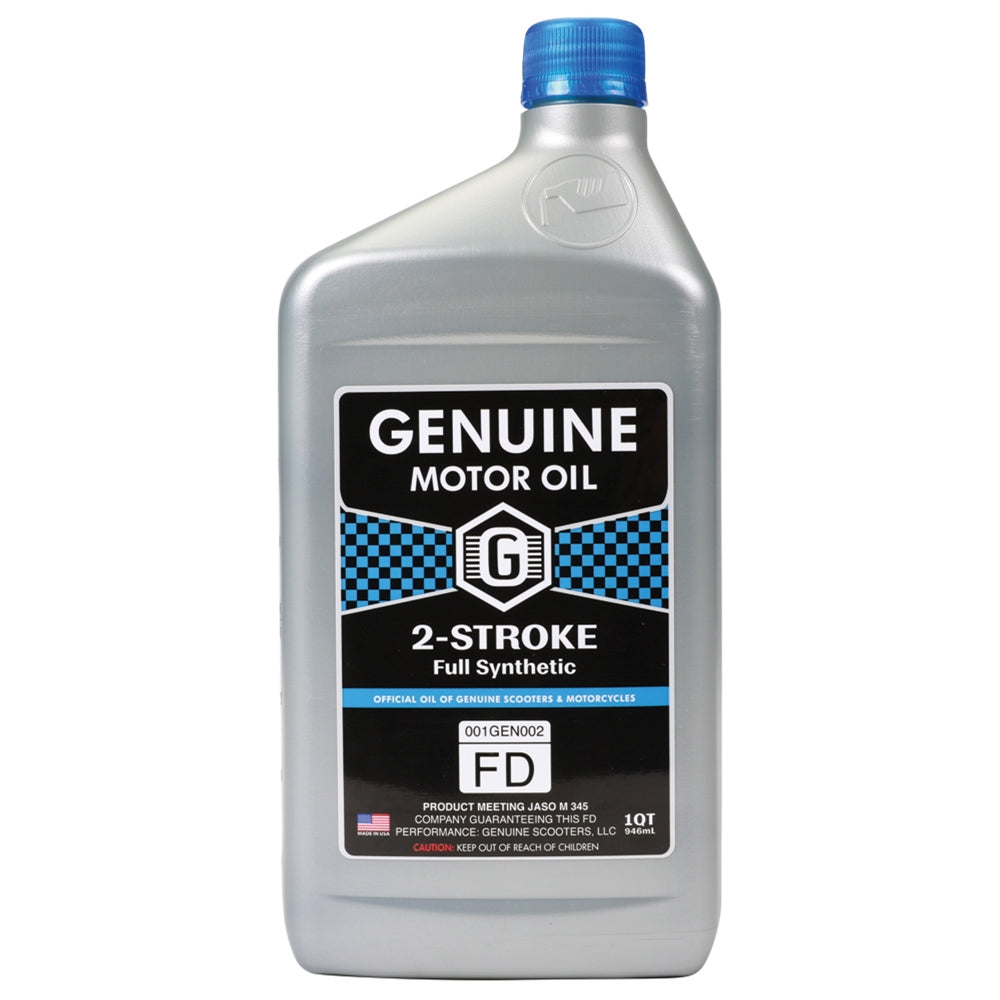 Genuine JASO FD Full Synthetic Oil: Performance 2T - 1 Quart