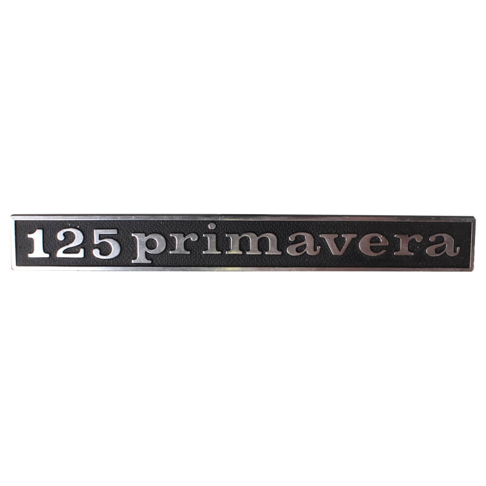 Emblem (rear) ; 125 Primavera