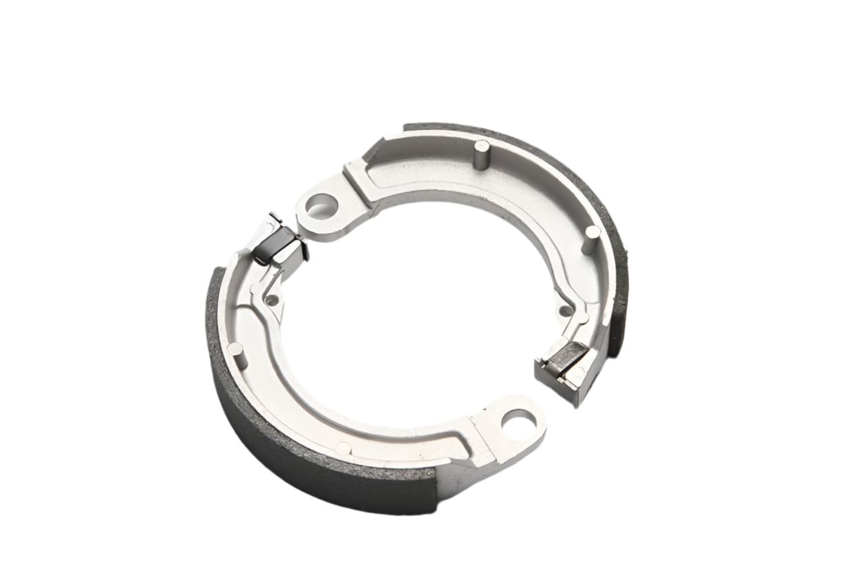 Single Pin Brake Shoes (Rear); 8" Vespas