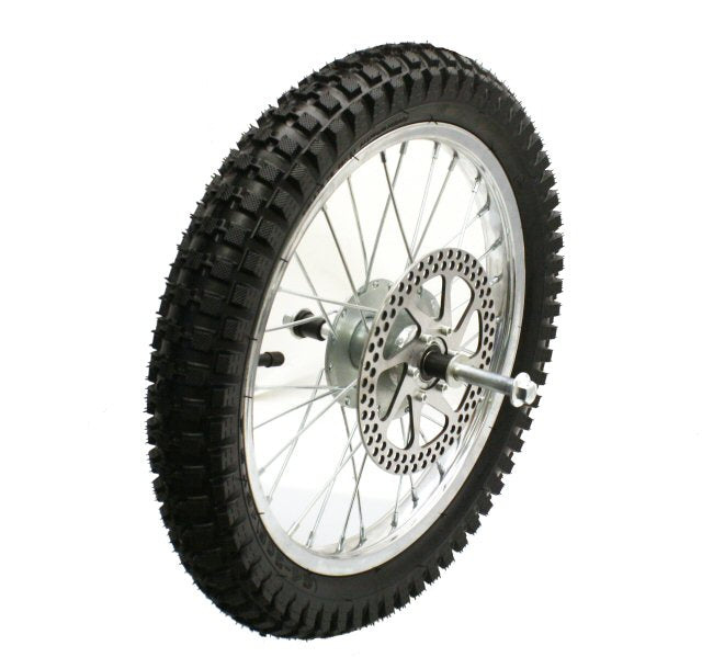 Universal Parts Front Wheel Assembly for Razor MX500/MX650