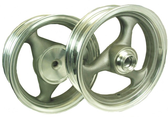 Universal Silver 13" Wheel Set for 125-150cc GY6 Scooters