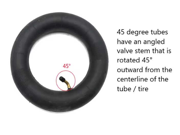 Green Line 10x2.5 /2.75 Inner Tube - Angled Valve 45°