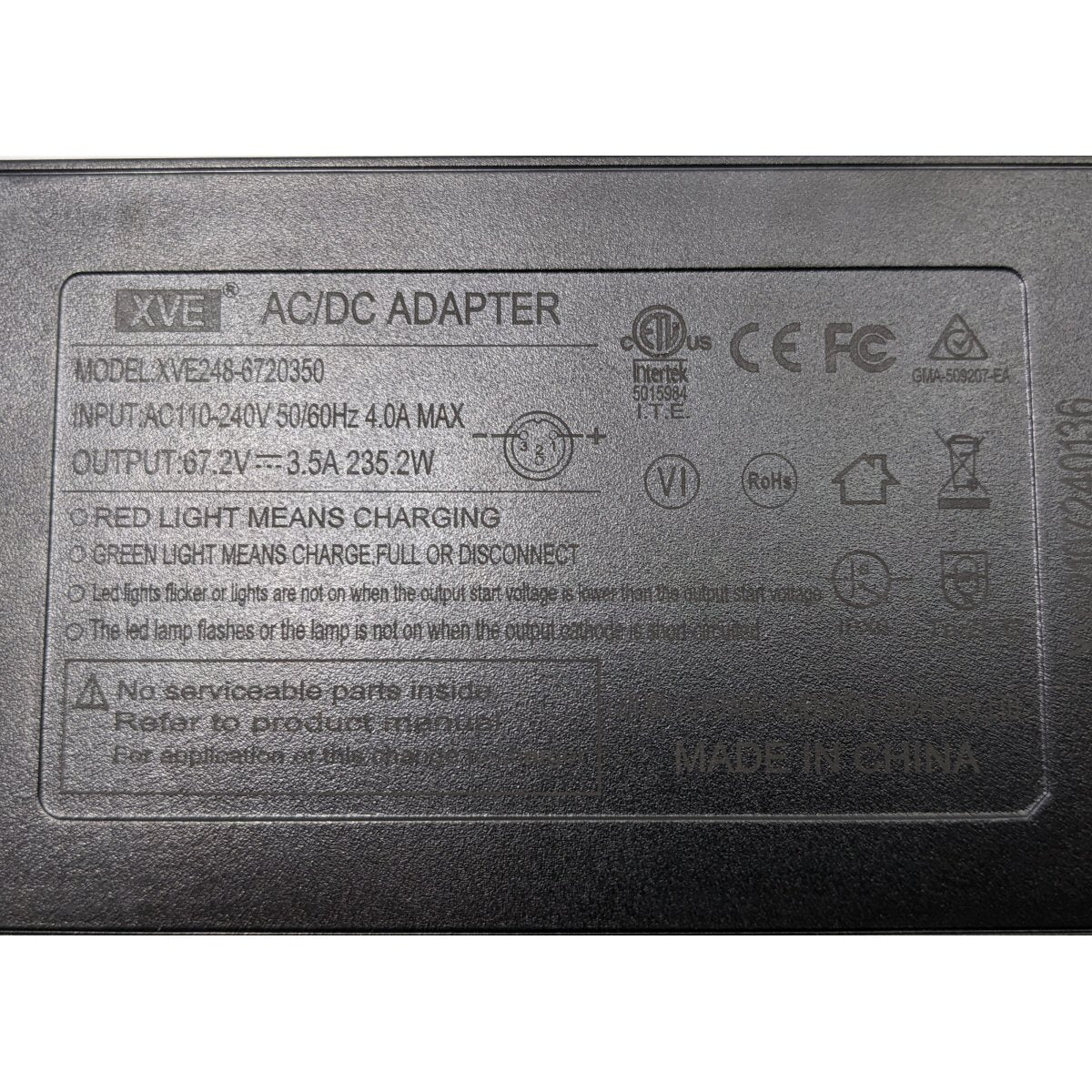 Universal Parts 60v, 3.5amp Fast Charger - view 3