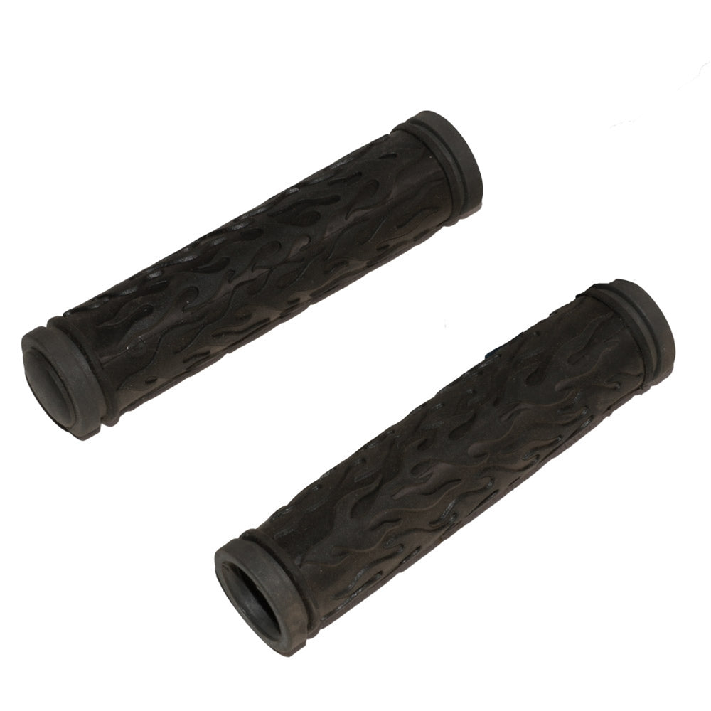 Grips, Black Flame Style (Pair); Stella 2T