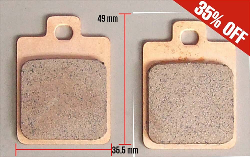 Malossi, Brake Pads (MHR Sintered); Vespa LX150, ET2, ET4 - view 3