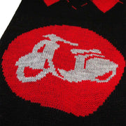 Scooter Hooligan Scarf (Red Argyle)