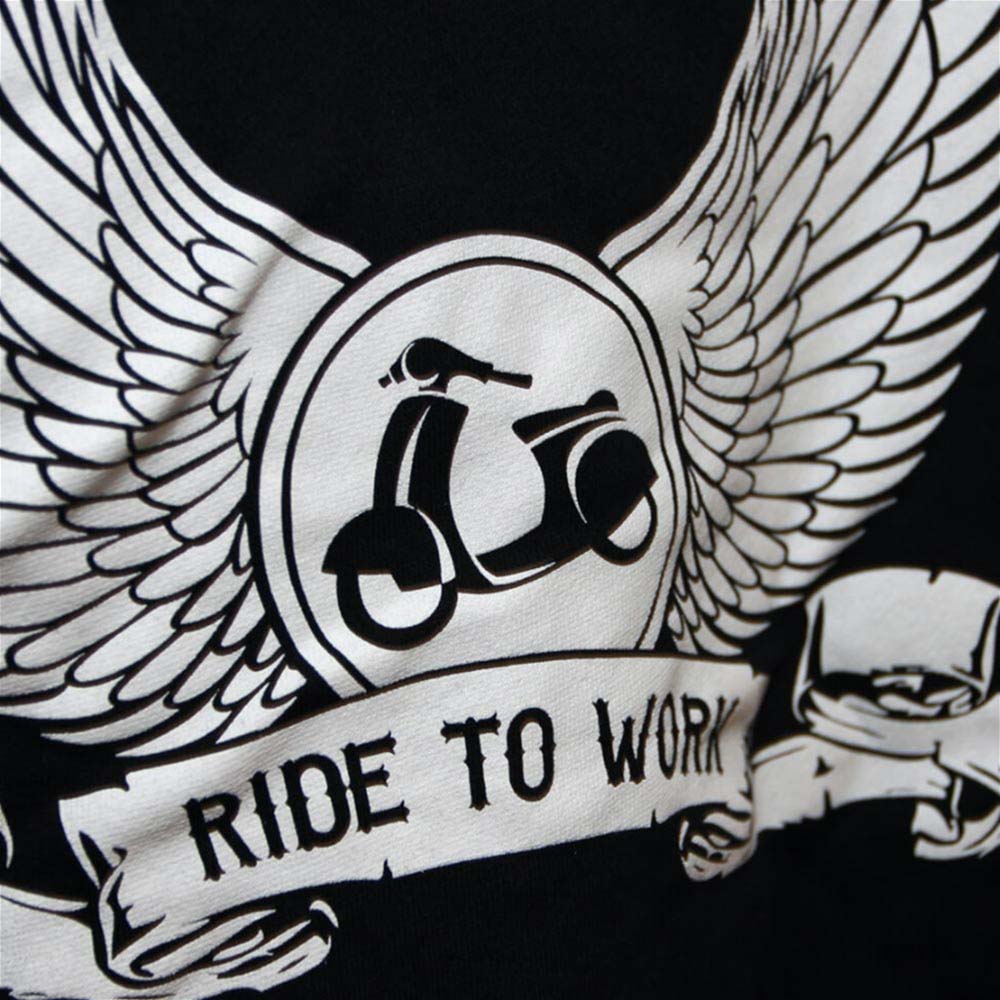 Hoodie (Biker, Black, zip-up) - view 3