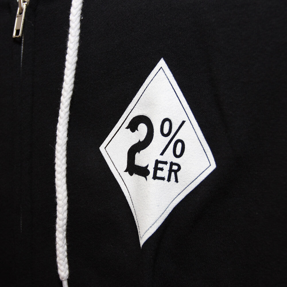 Hoodie (Biker, Black, zip-up) - view 4