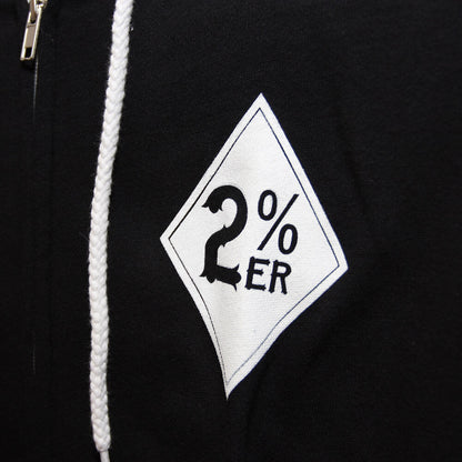 Hoodie (Biker, Black, zip-up) - view 4