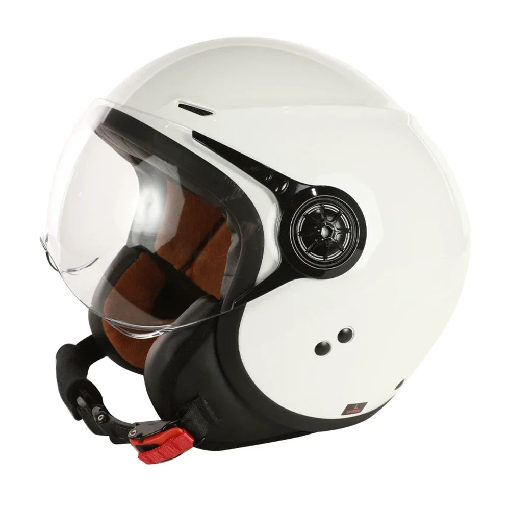 Prima Helmet w/ Shield - Genuine Color Matched White