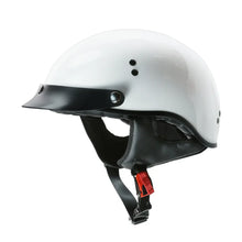 Prima Half Helmet (White, With Peak)