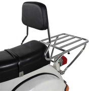 Prima BBQ Rear Rack (w/ Backrest); Vespa P Series, Stella