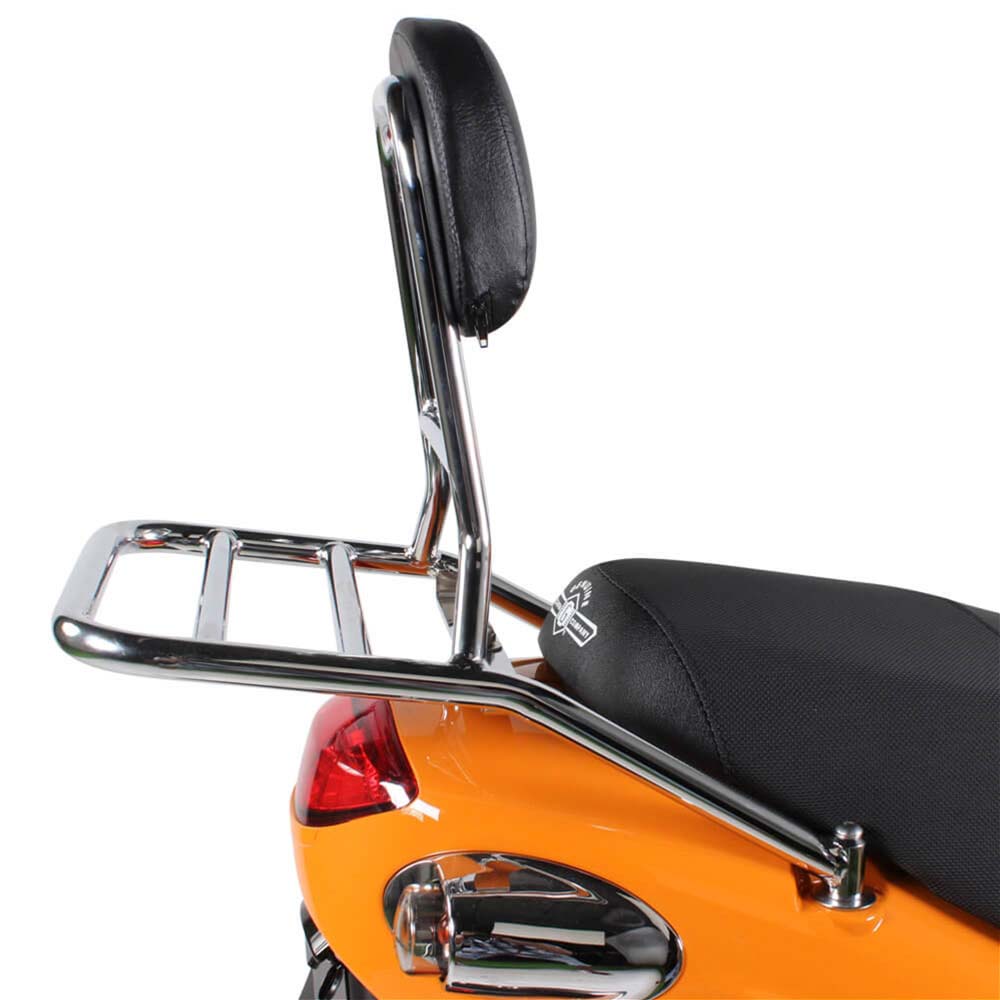 Prima Rear Rack (Backrest, Chrome); Genuine Buddy - view 4