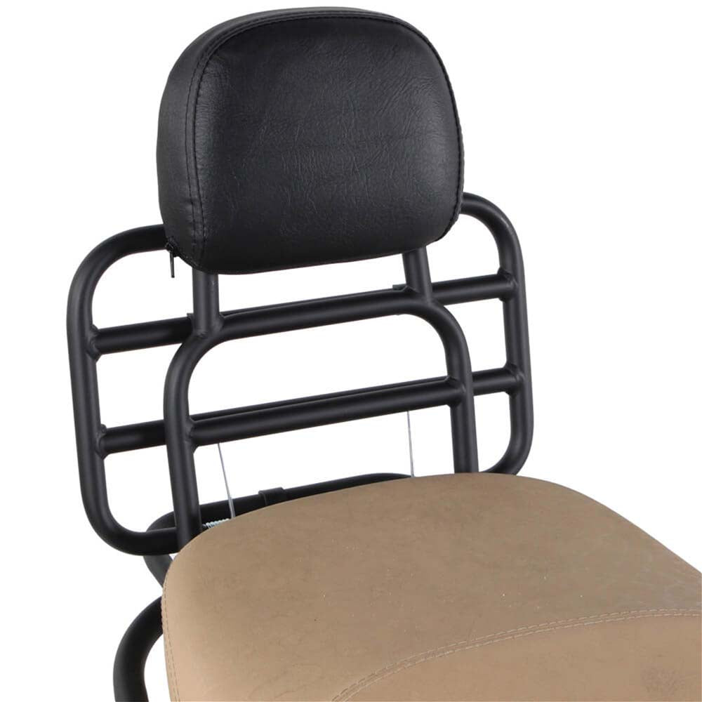 Prima Rear Rack (Backrest, Black); Vespa GTS - view 3