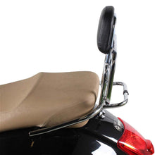 Prima Rear Rack (Backrest, Chrome); Vespa GTS - view 2