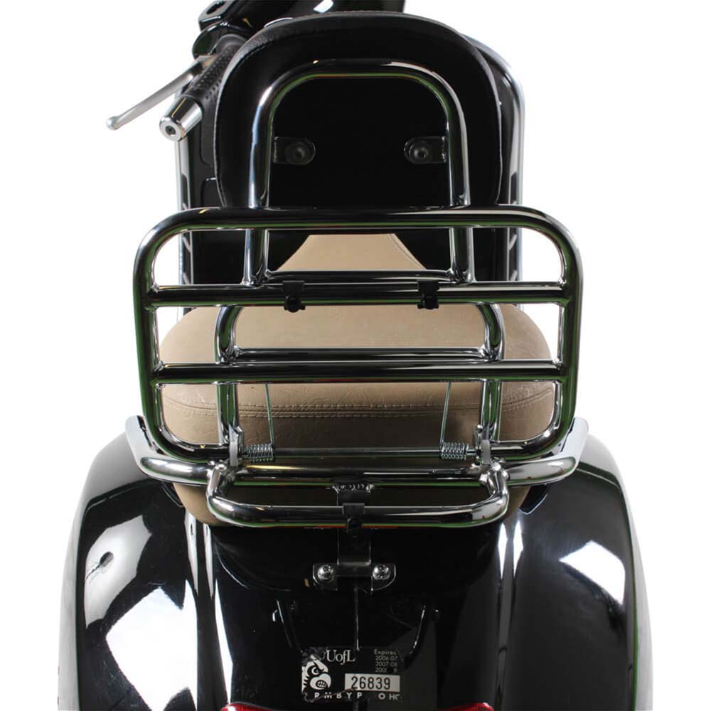 Prima Rear Rack (Backrest, Chrome); Vespa GTS - view 3
