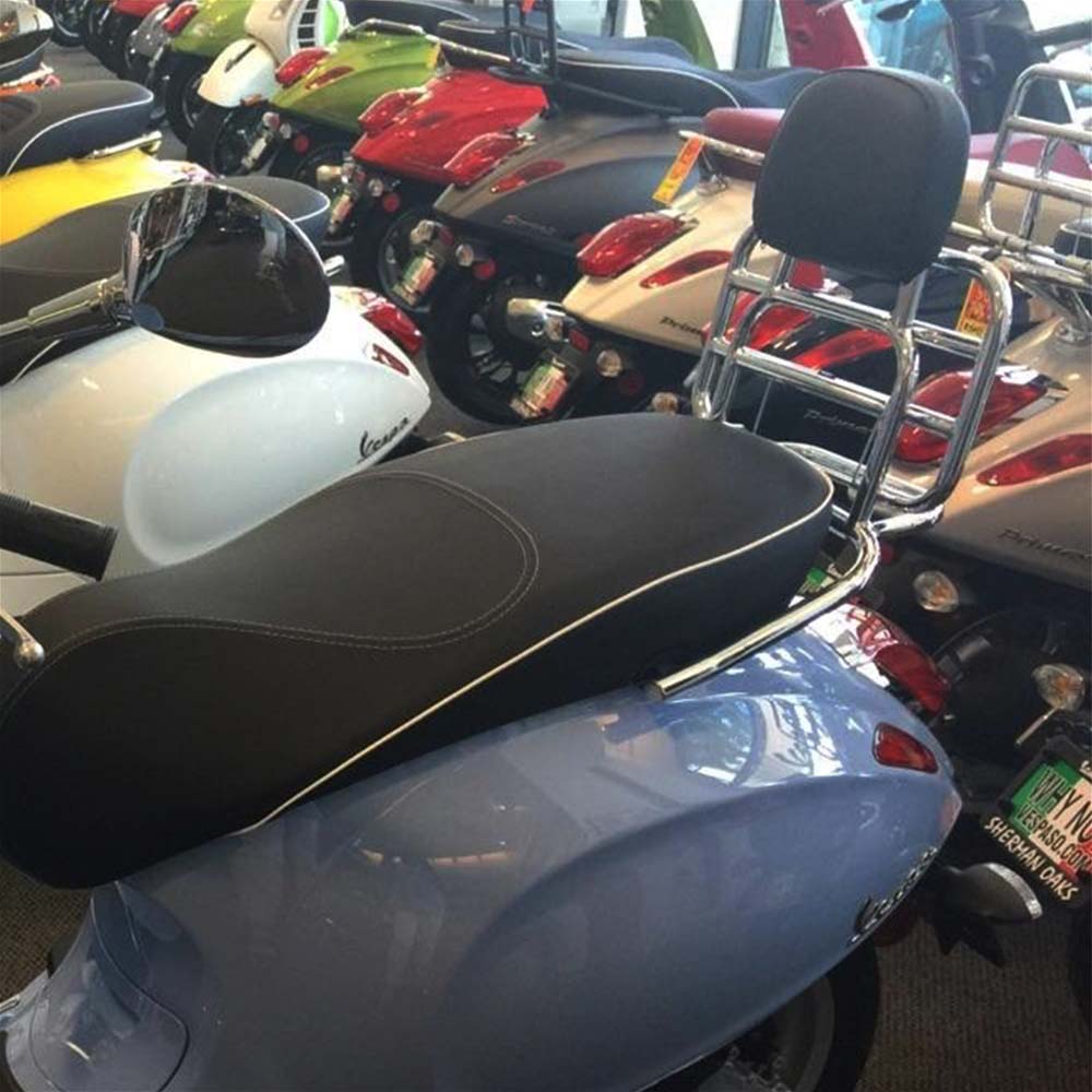 Prima Rear Rack (Backrest, Chrome); Vespa Primavera, Sprint - view 2
