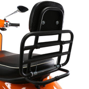 Prima Rear Rack (Backrest, Black); Vespa Primavera, Sprint