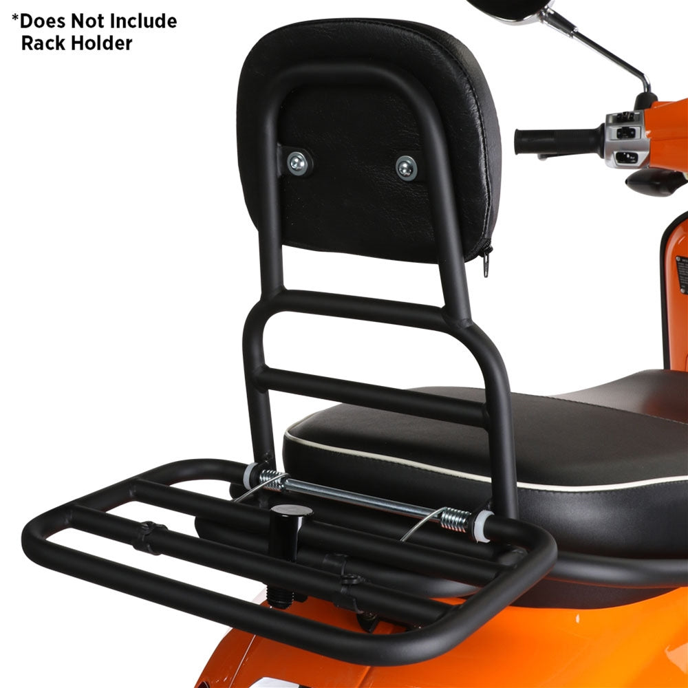 Prima Rear Rack (Backrest, Black); Vespa Primavera, Sprint - view 3