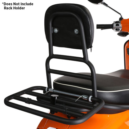 Prima Rear Rack (Backrest, Black); Vespa Primavera, Sprint - view 3