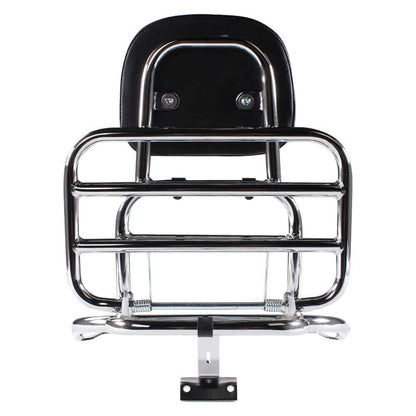 Prima Rear Rack (Backrest,Chome); Vespa LX50 and 150 - view 2