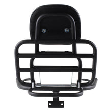 Prima Rear Rack (Backrest,Black); Vespa LX50 and 150 - view 2