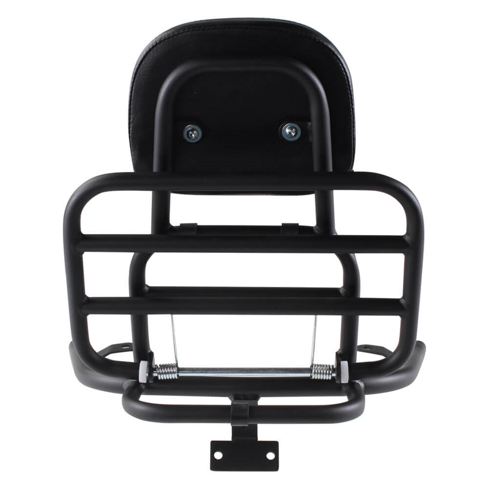 Prima Rear Rack (Backrest,Black); Vespa LX50 and 150 - view 2