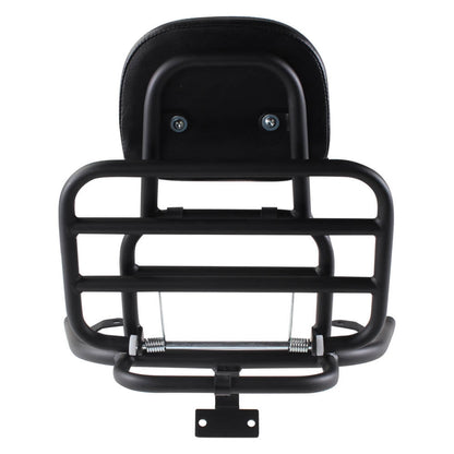 Prima Rear Rack (Backrest,Black); Vespa LX50 and 150 - view 2