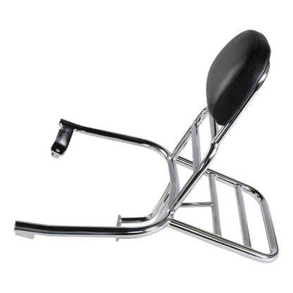 Scooters Chrome Rack Prima Rear Rack with Backrest (Chrome); Lance Cali, Havana – Classic ...