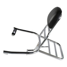 Prima Rear Rack with Backrest (Chrome); Lance Cali, Havana - view 2