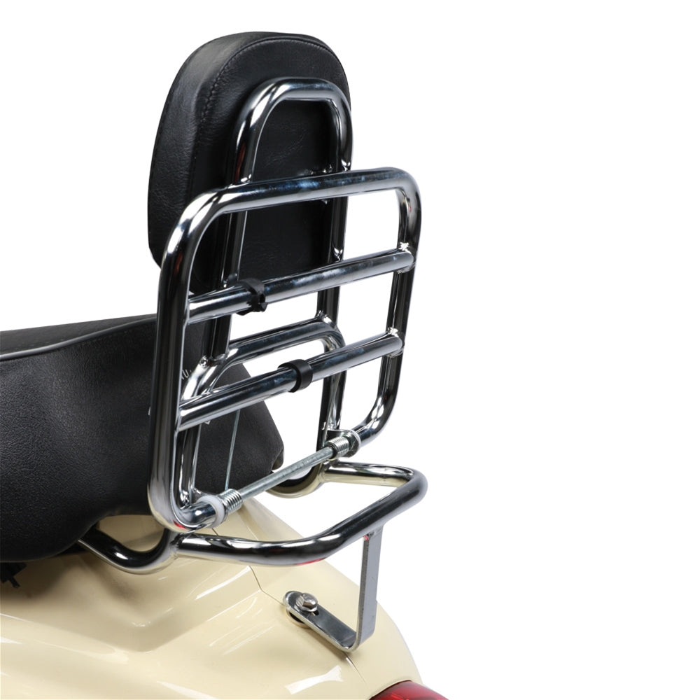 Prima Rear Rack (Backrest,Chrome); Buddy Kick - view 4