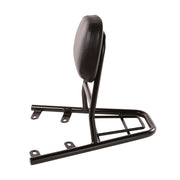 Prima Rear Rack (Backrest, Black); Genuine Brio