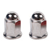 NCY Exhaust Pipe Nuts (6 mm, Acorn, Sold in Pairs)