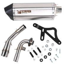 Scorpion Exhaust (Silver); '08 - '18 Vespa GTS