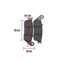 Brake Pads (101 x 39 x 9.8); Kymco, Honda - view 2
