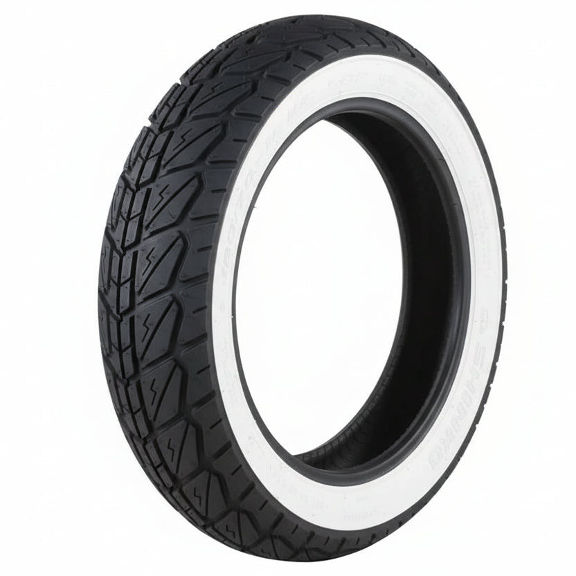 Shinko Whitewall Scooter Tire; 120/70-10