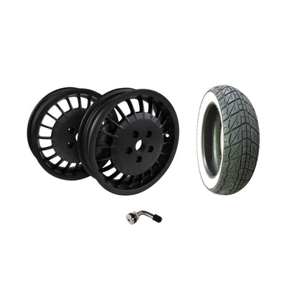 2 Tires, 2 Sport Rims, 2 Valve Stems; Vespa GTS - view 2