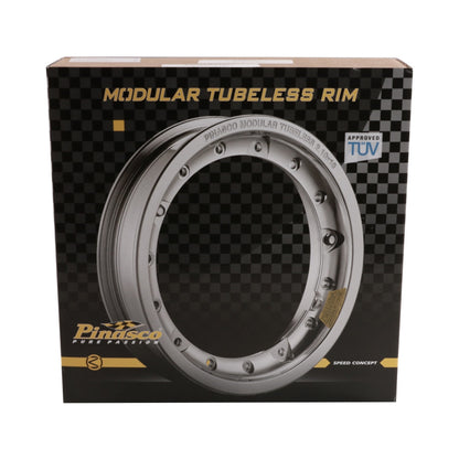 Pinasco Tubeless Rim (10 inch, Silver); Vespa Largeframe - view 3