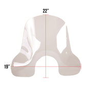 Prima Windshield (Medium); Vespa P Series, Genuine Stella