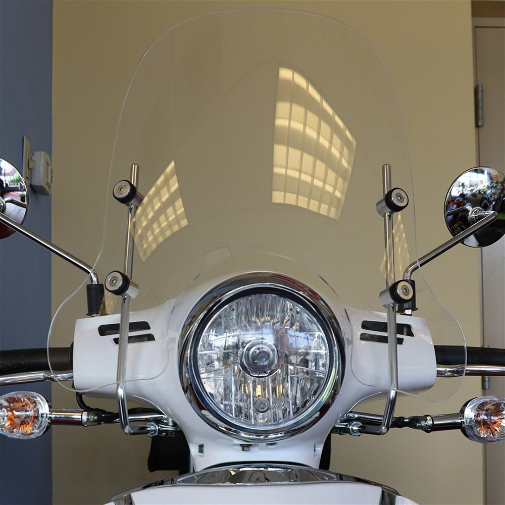 Prima Mid Clear Windscreen: SYM Fiddle III & Lance Havana - view 3
