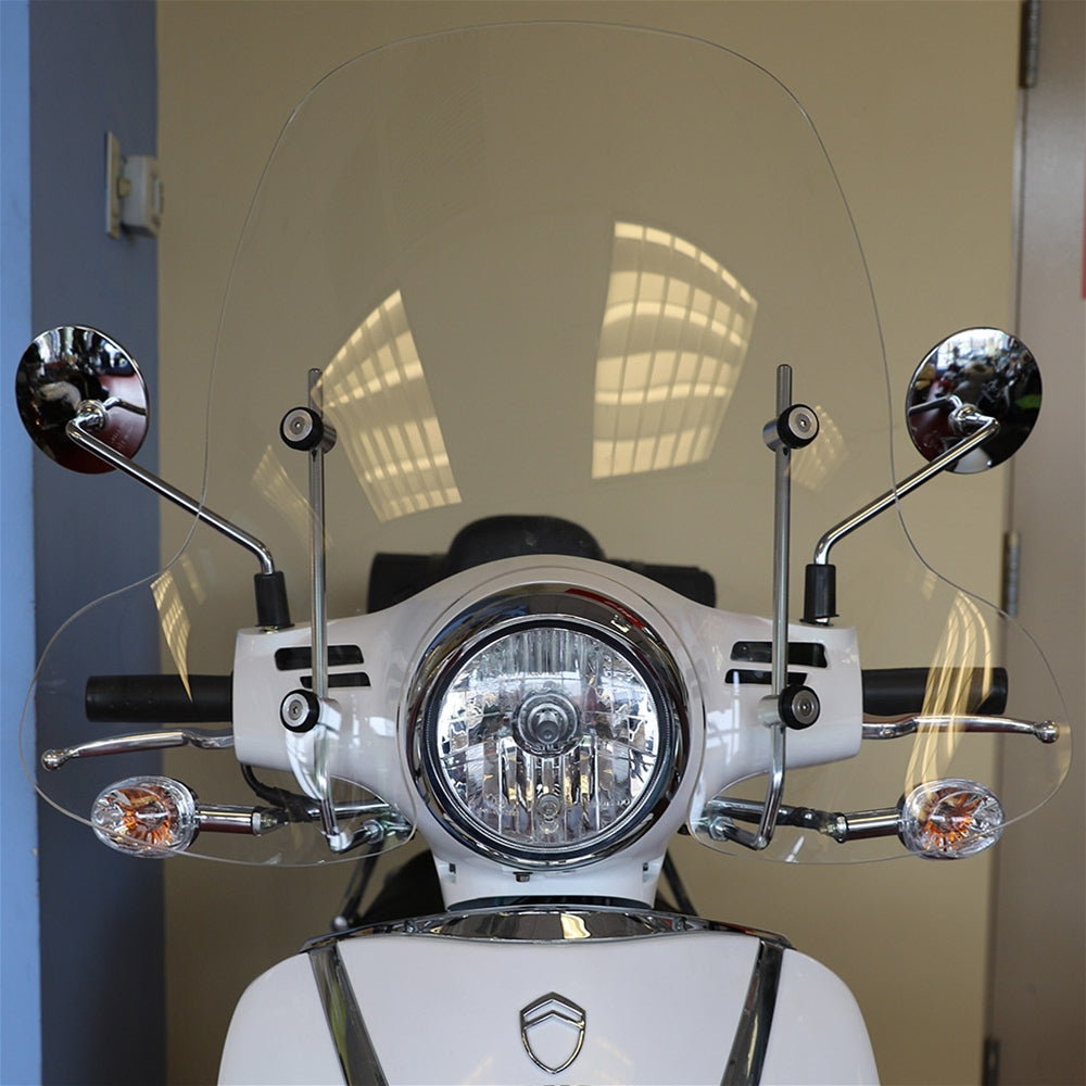 Prima Windscreen (Tall, Clear); SYM Fiddle III, Lance Havana - view 2