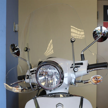 Prima Windscreen (Tall, Clear); SYM Fiddle III, Lance Havana - view 3