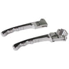 NCY Folding Levers (Drum Type, Silver); Honda, Yamaha, Puch