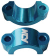 NCY Lever Brackets (Alloy, Blue); Universal