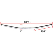 NCY Handlebars (Chrome, Flat-track, 7/8"); Universal