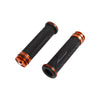 NCY Aluminum Rhinestone Grip Set (Orange, 7/8"); Universal